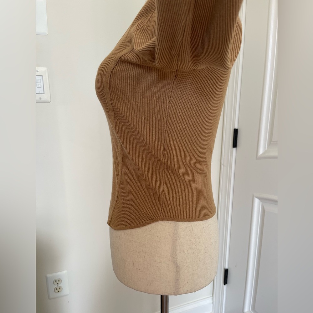Bar III Ribbed Square Neck Top - Picture 3 of 8